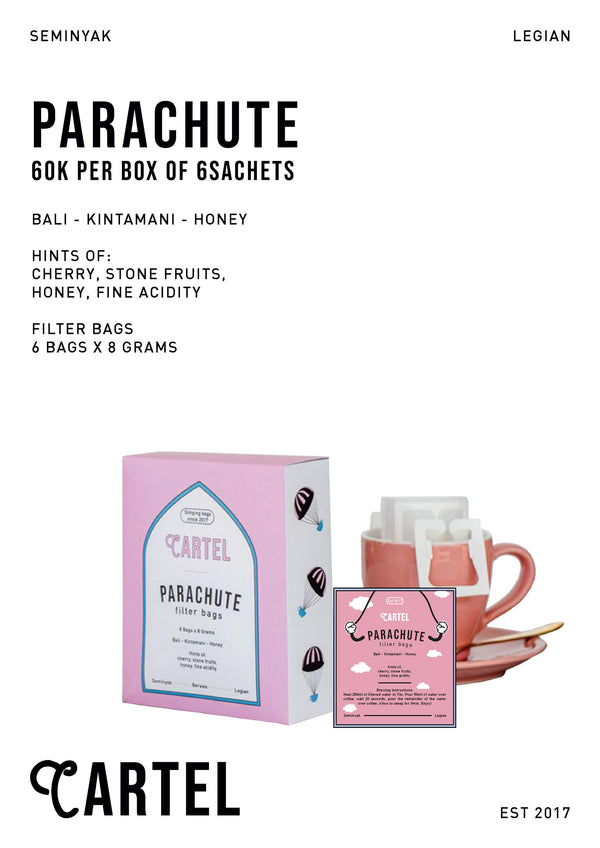 PARACHUTE FILTER BAGS